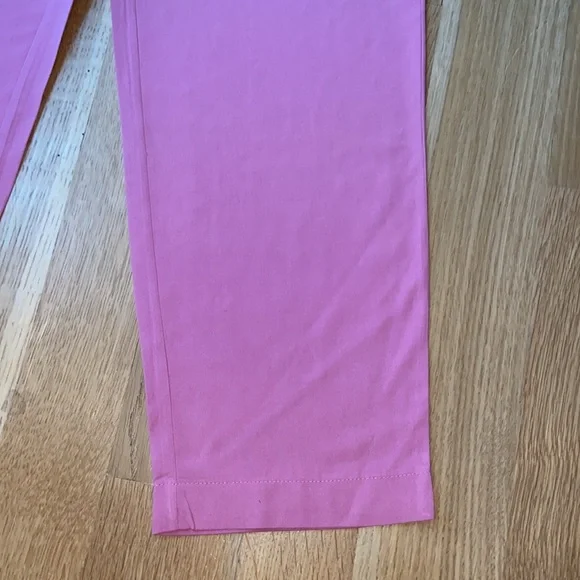 Pure Silk Pink Pull-On Pants Pajama Lounge Everyday GO SILK Washable w/ Pockets - Picture 2 of 15